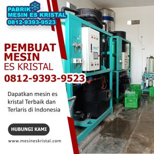 Mesin Es Kristal Kapasitas 500 Kg, Mesin Es Kristal Kapasitas 1 Ton